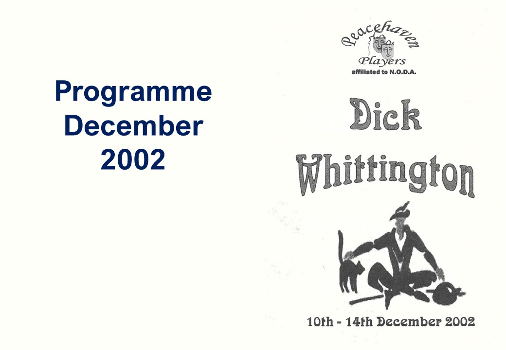 Programme:Dick Whittington 2002